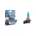 H11 Philips WhiteVision Ultra 12V 55W Halogen Bulb